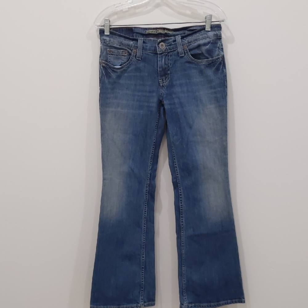American Eagle Outfitters Women's Blue Flare Jeans